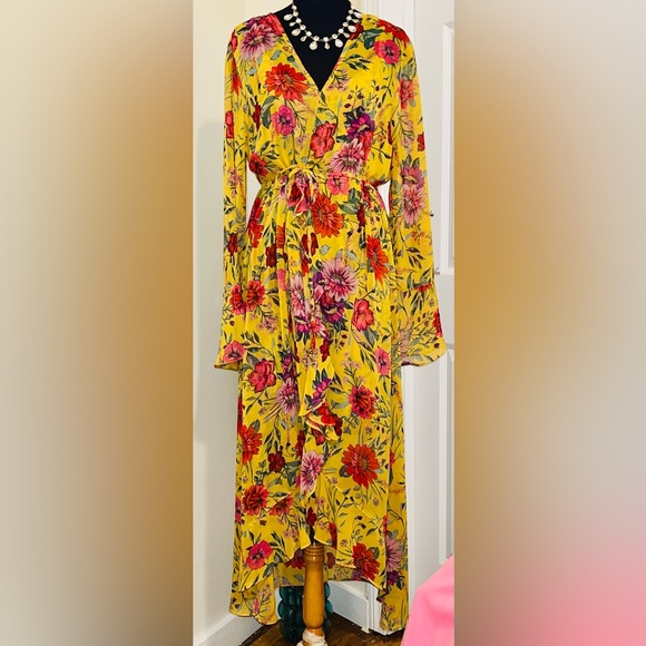 Two In One Dress Floral Print - Picture 1 of 13